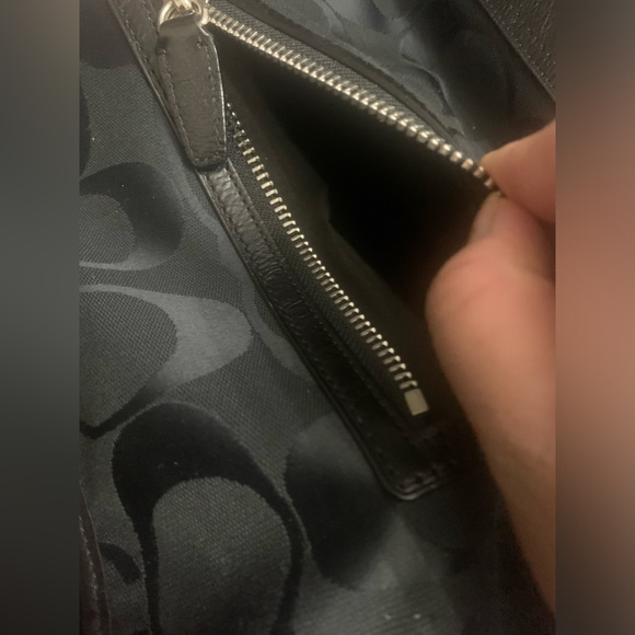 Coach Legacy Signature Black Duffle Bag - Picture 9 of 12